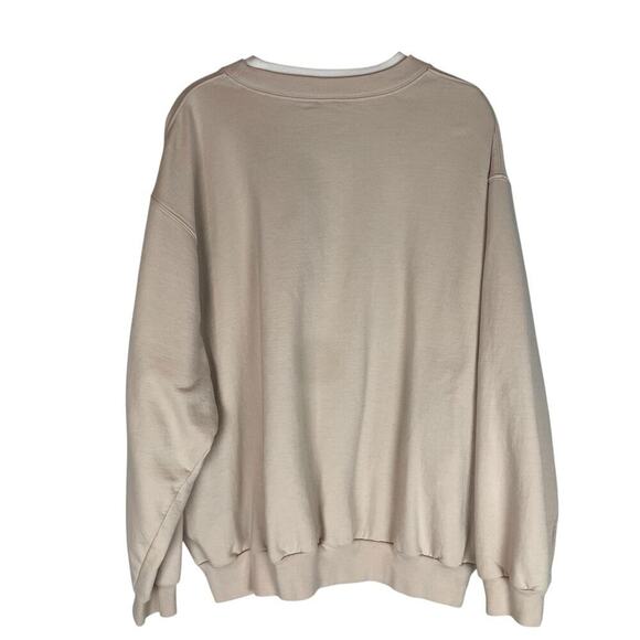 Morning Sun Vintage double collar embroidered beaded Christmas owl sweatshirt - Picture 5 of 8